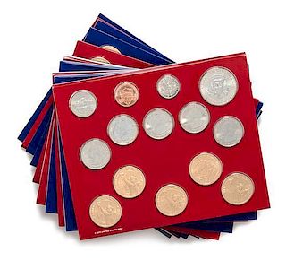 A Group of Ten United States 2012 Uncirculated Coin Sets