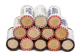 A Collection of United States Presidential Dollar Coins
