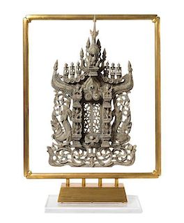 A Burmese Wood Carving Height 26 inches.