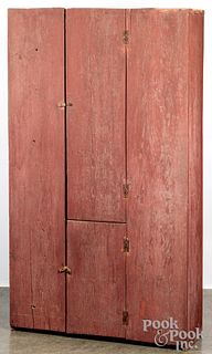 New England painted pine canning cupboard, 19th c.