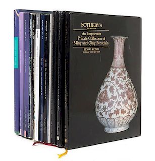 A Group of Thirty-Nine Sotheby's and Christie's Catalogues