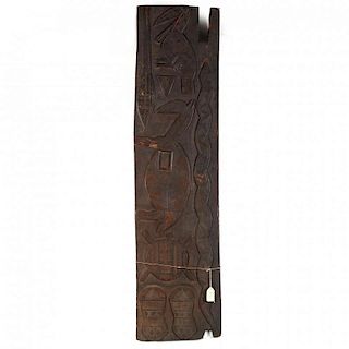 Mali, Bambara Three-Panel Wooden Door