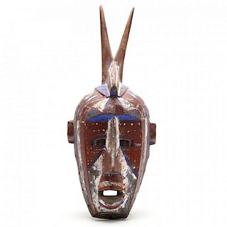 Burkina Faso, Bobo Ceremonial Horned Mask