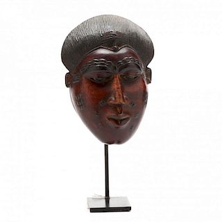Ivory Coast, Baule Commemorative Portrait Mask