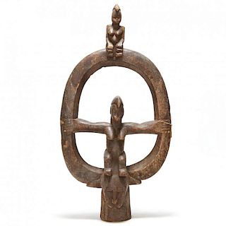 Ivory Coast, Important Senufo Figural Sculpture