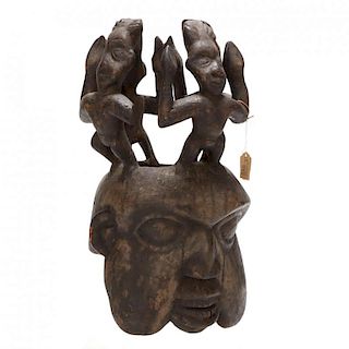Cameroon, Bamum Helmet Headdress