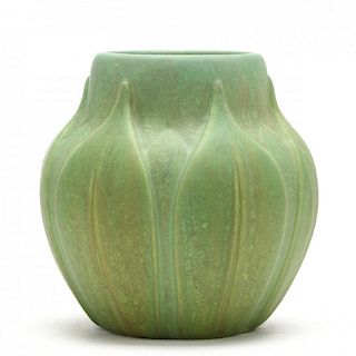 att. Grueby, Pottery Vase