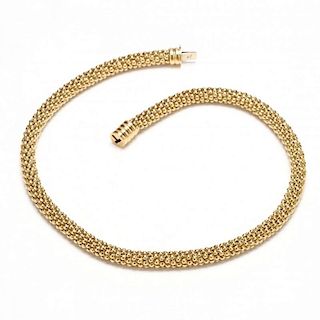 18KT Yellow Gold Necklace, Italy