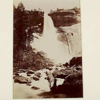 Carleton E. Watkins (Am., 1829-1916), Nevada Falls, 700 ft., Yosemite