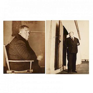 Otto Fenn (1913-1993), Two Photographs of Francis L. Sullivan