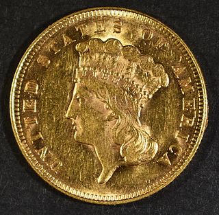1878 $3 GOLD BU