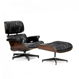Charles Eames, 670/671 Vintage Lounge Chair and Ottoman