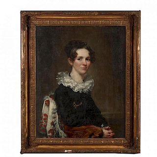 att. Matthew Jouett (1788-1827), Portrait of Lucretia Benjamin Bradish