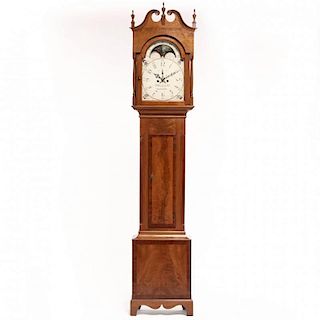 Pennsylvania Tall Case Clock, F. Heisely & Son, Harrisburg