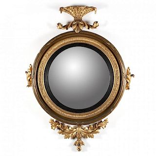 A Regency Carved and Gilded Bullseye Mirror