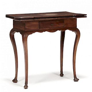 Continental Queen Anne Gaming Table
