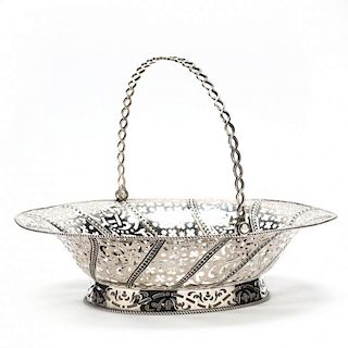 A George III Silver Cake Basket, Edward Aldridge