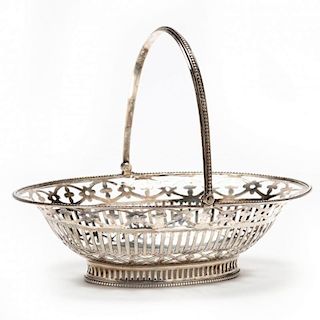 A George III Silver Sweetmeat Basket, Hester Bateman