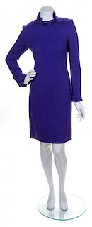 * A Carolina Herrera Purple Dress, Size 8.