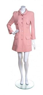 A Chanel Pink Wool Jacket,