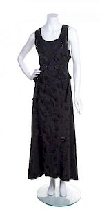 A Junya Wantanabe Black Cotton Parachute Dress, Size S.