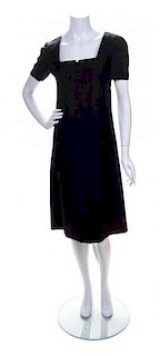 A Courreges Black Dress, Size B.