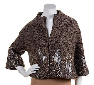 A Behnaz Sarafpour Wool Tweed Jacket, Size 6.