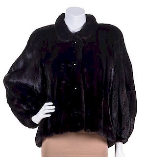 A Givenchy Brown Mink Jacket,