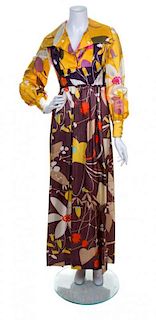 A Saks Fifth Avenue Multicolor Floral Dress,