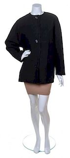 A Galanos Black Wool Jacket,