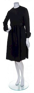 A Geoffrey Beene Black Wool Dress,