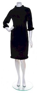 A Geoffrey Beene Black Wool Dress,