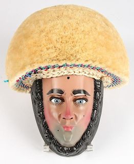 Parachico Mask w/Montera, Chiapas, Mexico