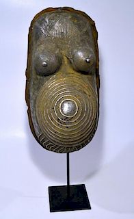 Rare Yoruba Metal Body Mask