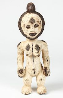 African Carved Wood Punu Figure