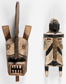 2 African Igbo Masks