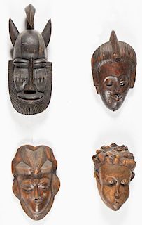 4 African Masks