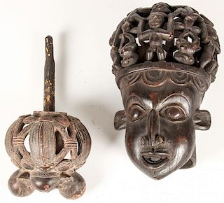 2 Bamun Bamileke Artifacts
