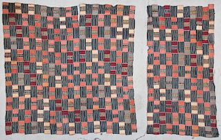 2 Semi-Antique African Ewe Cloth Sections
