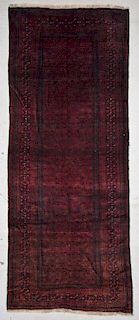 Semi-Antique Beluch Rug: 4'10'' x 12'0'' (147 x 366 cm)