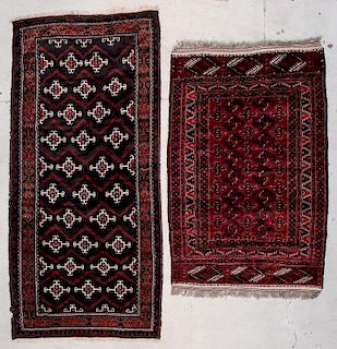 2 Semi-Antique Beluch Rugs, Afghanistan