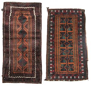 2 Semi-Antique Beluch Rugs/Balisht, Afghanistan