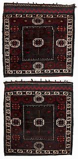 Pair of Vintage Beluch Rugs/Bagfaces, Afghanistan