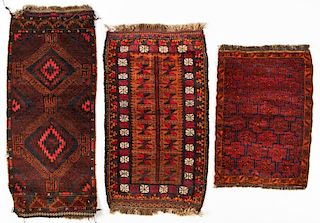 3 Semi-Antique Beluch Rugs, Afghanistan