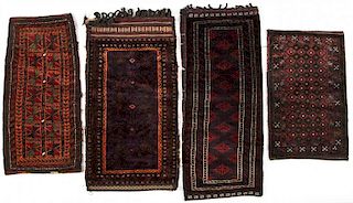 4 Semi-Antique Beluch Rugs/Balisht