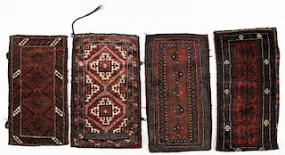 4 Semi-Antique Beluch Rugs