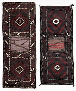 2 Vintage Beluch Rugs/Saddlebags, Afghanistan