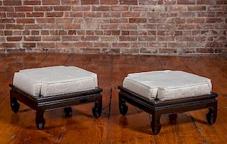 Pair of Chinese-Inspired Stools