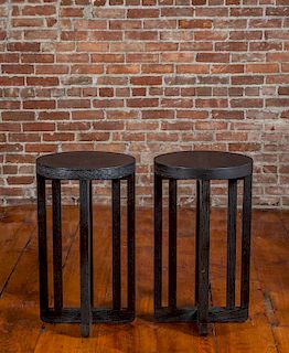 Pair of Secessionist Style End Tables