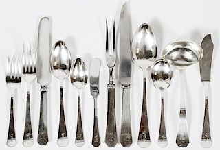 WALLACE 'CAMPANIA' STERLING FLATWARE SET 95 PIECES